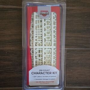 COSCO Character Kit with White Letters